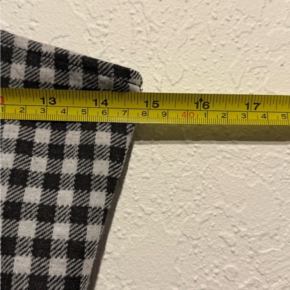 Divided by H&M Black & White Gingham Mini Dress – Size 6 Spaghetti Strap Checked - Picture 8 of 10